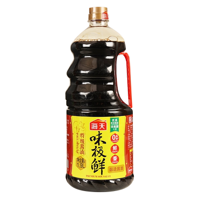 炒菜提鲜海天味极鲜特级生抽酱油