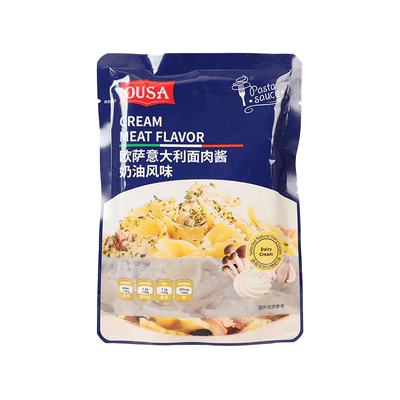 欧萨意大利面酱肉酱奶油蘑菇200g