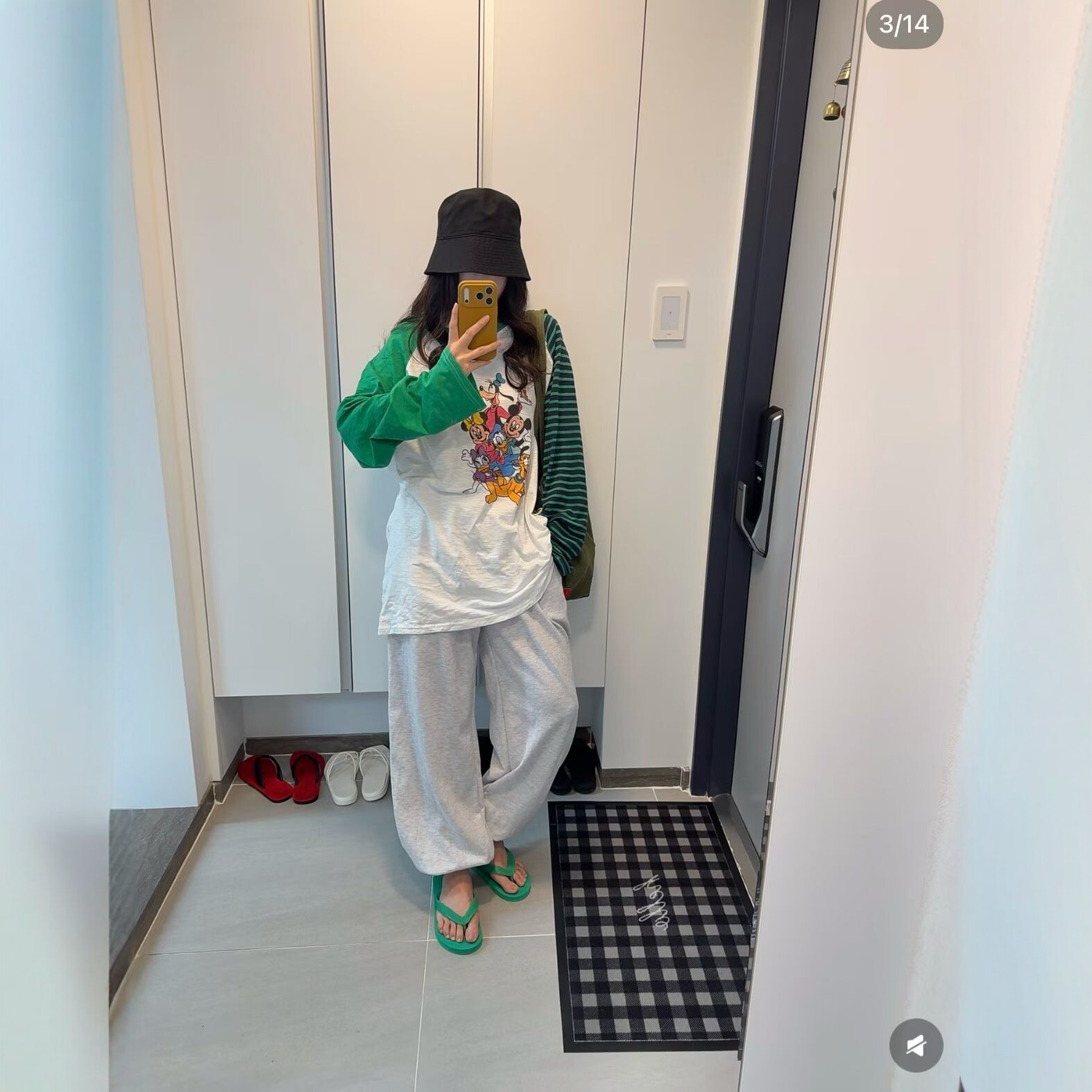 韩系卡通印花长袖T恤女上衣薄潮