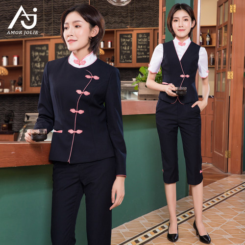 美容师秋季服务员工作服