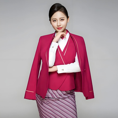 正品南航空姐制服女高端西装套装