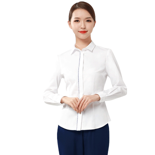 交行新行服新款女式衬衫长袖上衣工装交通银行工作服西装裤子衬衣