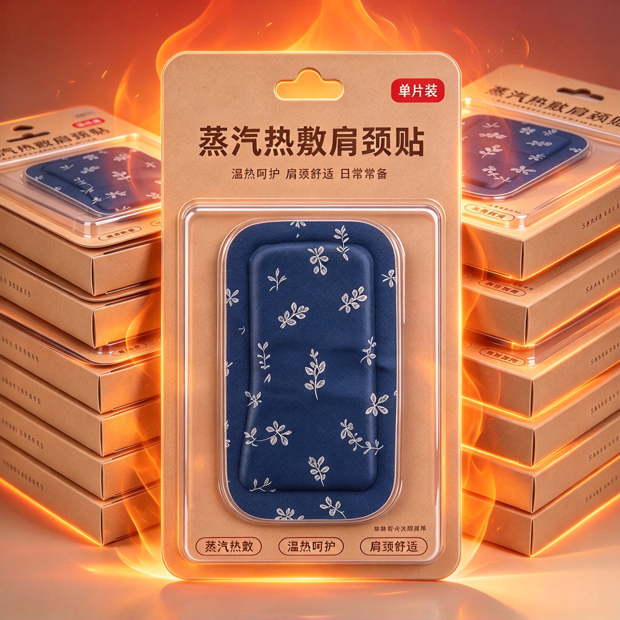 艾灸草本蒸汽热敷护颈贴上班可用
