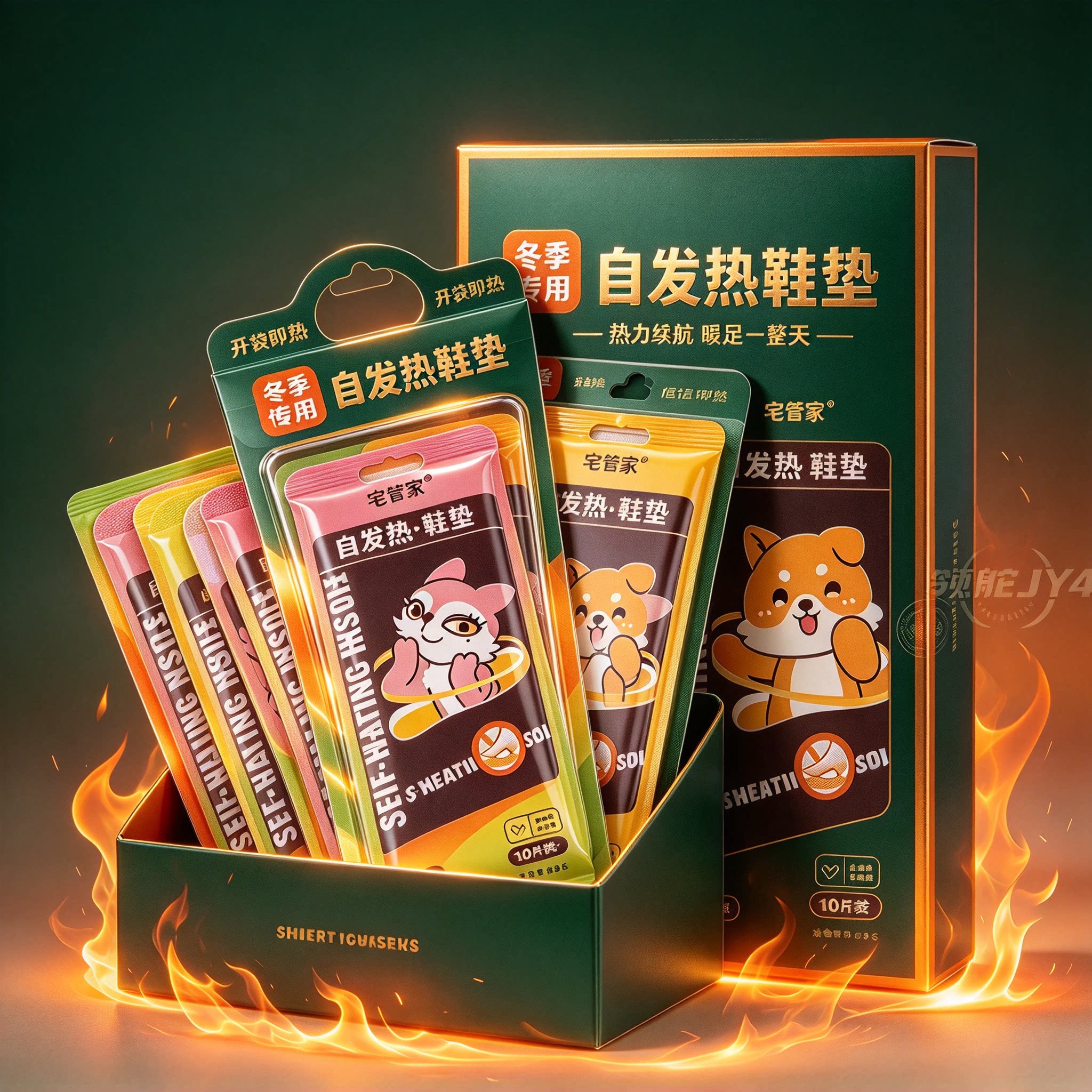 老北京艾草发热吸汗不硌脚鞋垫