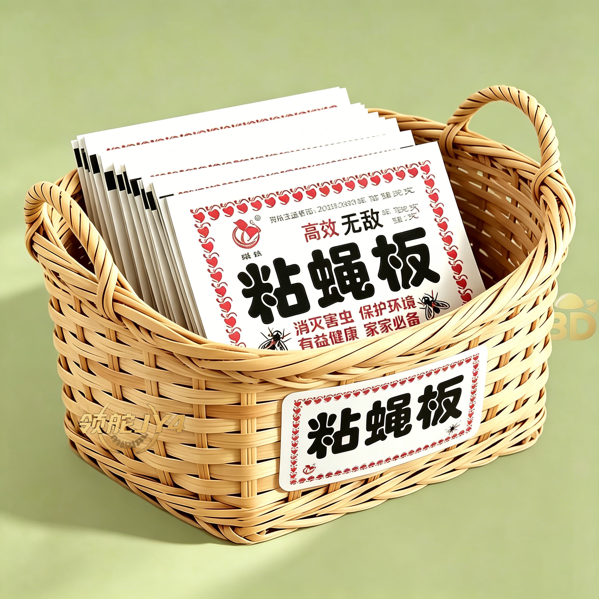 30张强力无味粘蝇板家用厨房