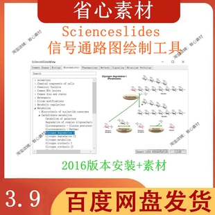 scienceslides2016科研绘图PPT插件信号通路工具素材插件及教程