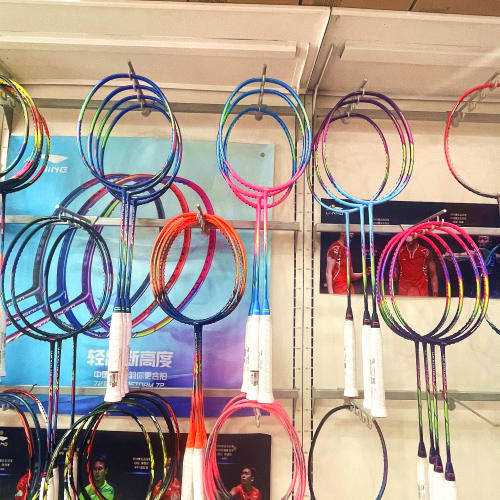 李宁羽毛球拍风暴双打全碳素