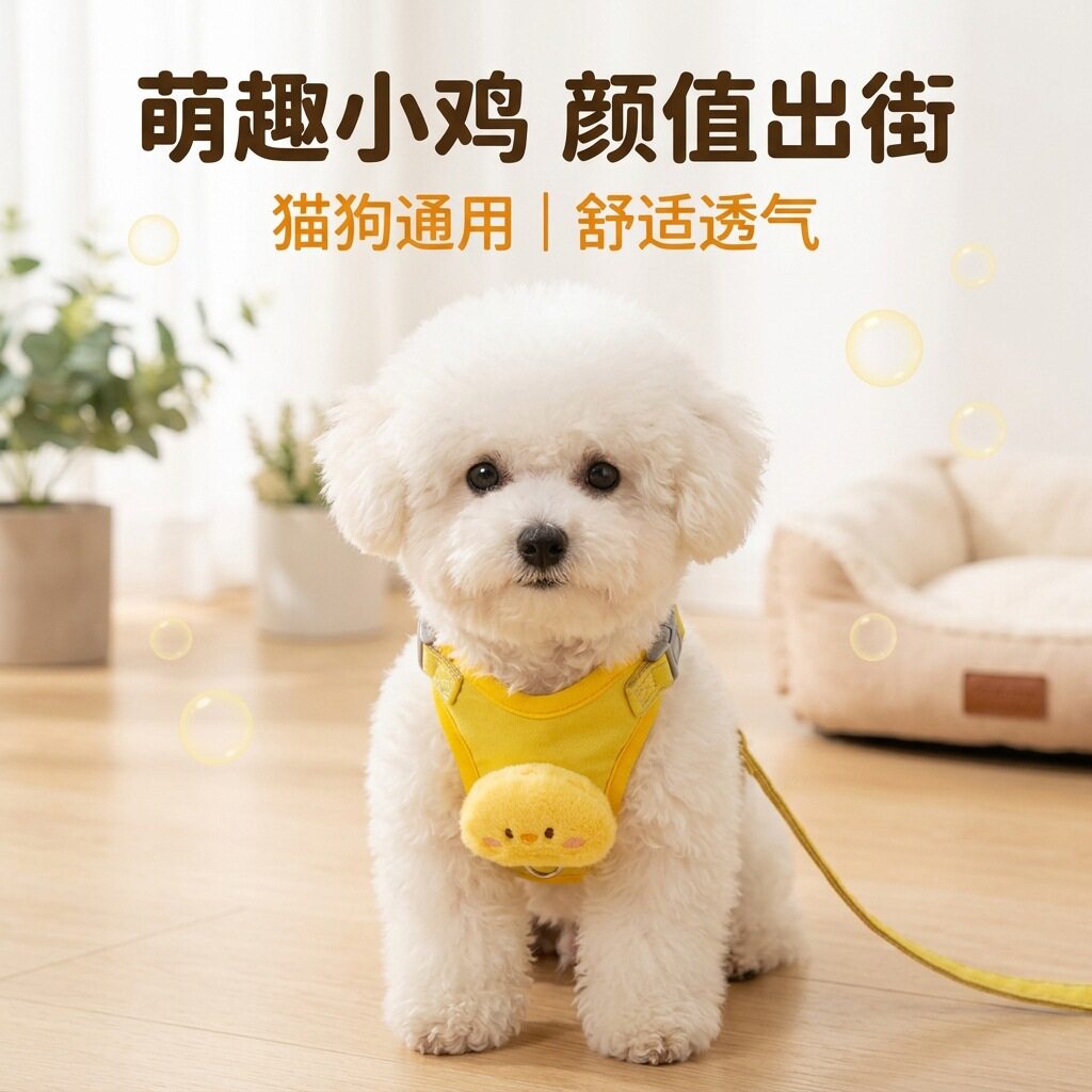 猫咪牵引绳外出防挣脱溜猫绳专用神器胸背工字型背心式背带牵引绳