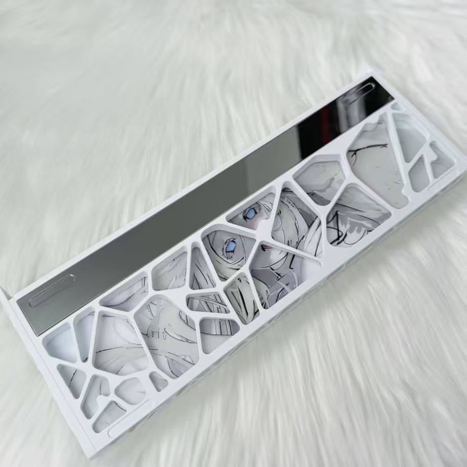 小蜜蜂made68pro镂空铝壳键盘改装专用外壳客制化代组