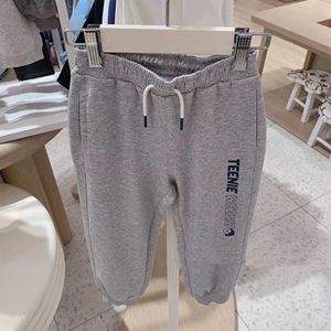 正品2024春款男童纯棉运动裤