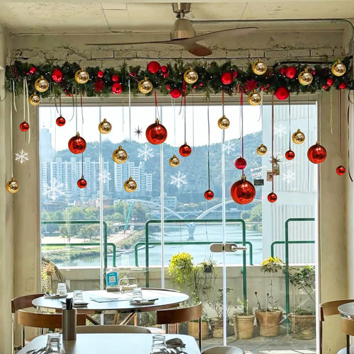 圣诞节家里红果藤条装饰品挂件