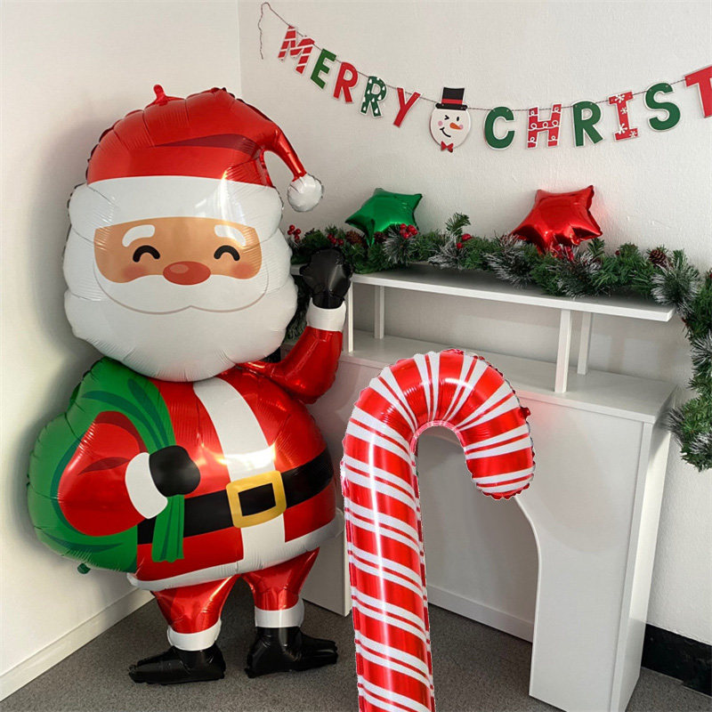 礼物气球摆件圣诞节场景布置装饰