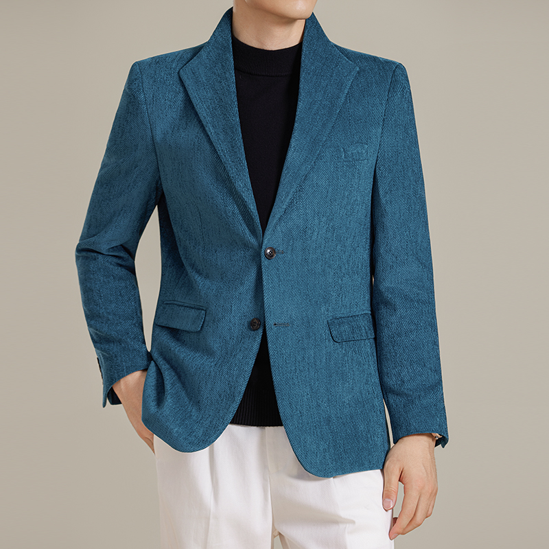 男士韩版修身西服新中式立领时尚休闲西装外套DX65-P148，男装西服，星座1606-1