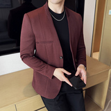 新中式无领西服韩版修身时尚西装外套DX45-P148，商品下架区，星座1606-1