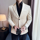 仿醋酸韩版修身西服精品丽丝绒提花西装外套DX26-P148，男装西服，星座1606-1