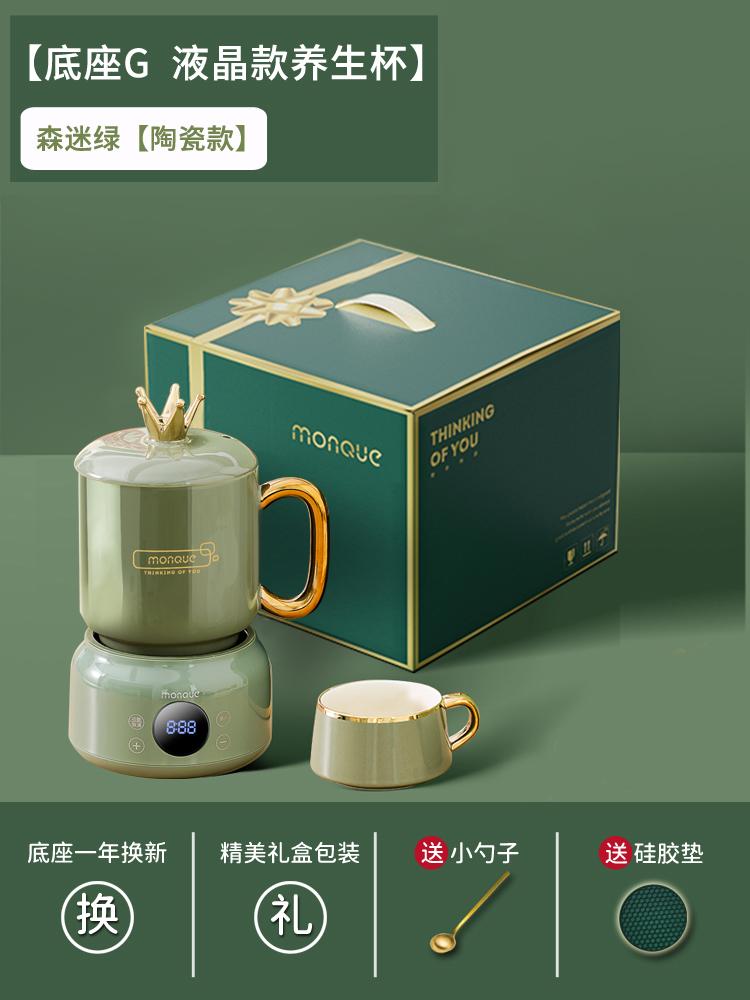 一人迷你电炖养生杯办公室mini花茶养生壶煮茶器多功能家用小型电-封面