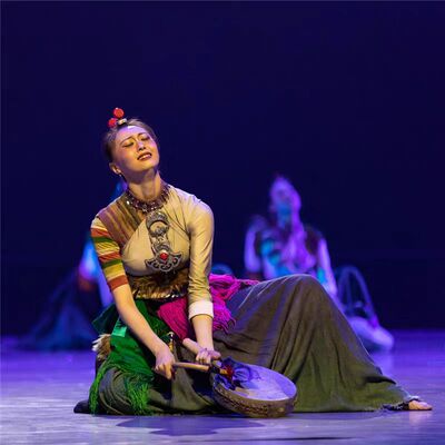 玄音鼓舞藏族舞蹈服民族艺考服