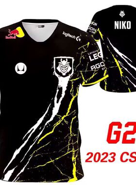 G2战队服CSGO电竞服2023短袖NIKO男major衣服kennys可定制M0NESY