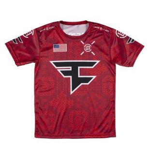 csgo 男吃鸡游戏战队t恤 奥拉 Clan联名队服电竞比赛短袖 Faze