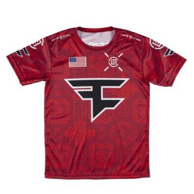 Faze Clan联名队服电竞比赛短袖男吃鸡游戏战队t恤 csgo 奥拉