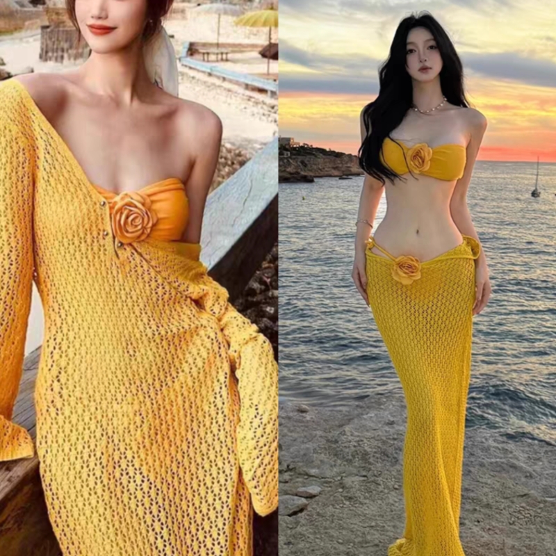 新款夏季分体式高颜值游泳衣女