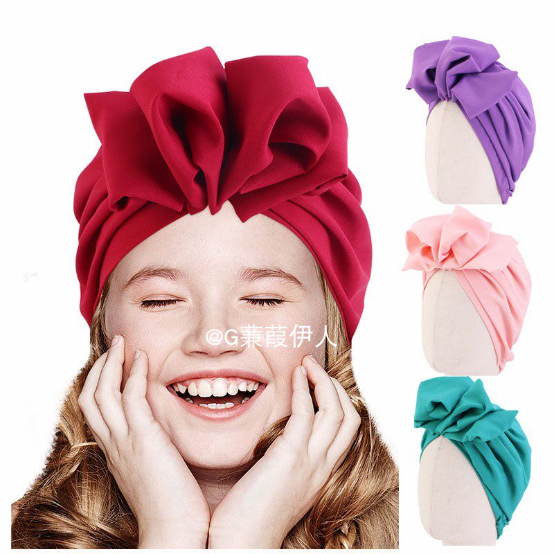 欧美儿童装饰帽摄影帽中东小孩头巾帽亲子childrens hat turban