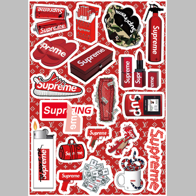 sup潮牌防水贴画滑板单板