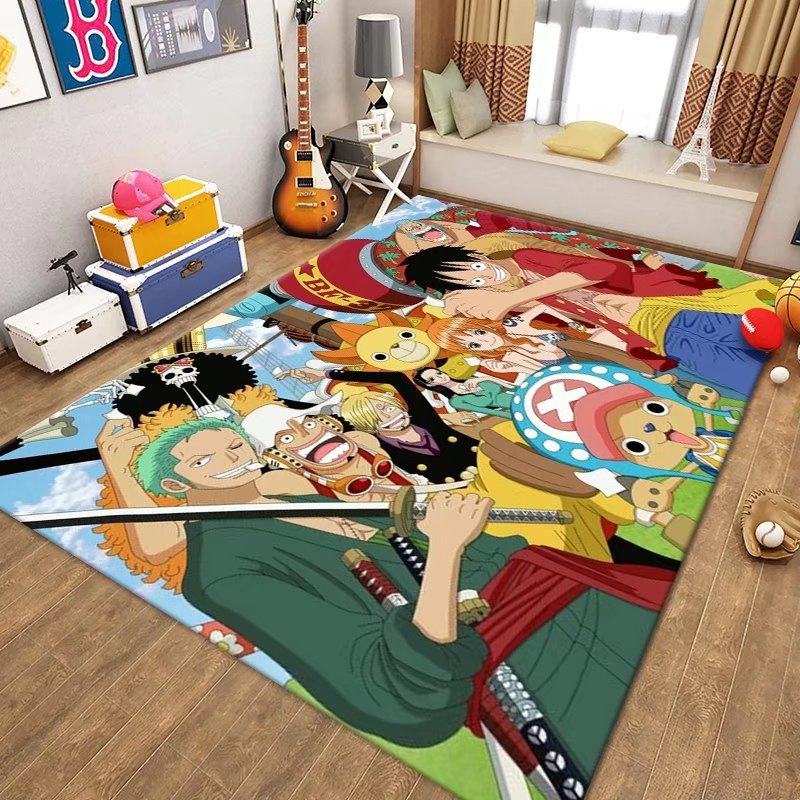 120*160海贼王地毯男生客厅沙发定制个性创意电子鼓地垫入户地毯