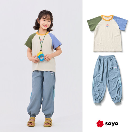 soyo舍予良仓儿童运动套装夏薄款