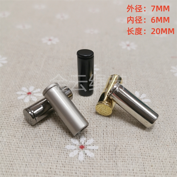 银色吊钟浅金色夹子止绳扣黑色