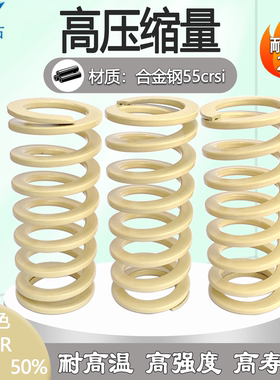 模具弹簧进口合金钢象牙色J-SWR耐高温高强度扁模具配件矩形弹簧