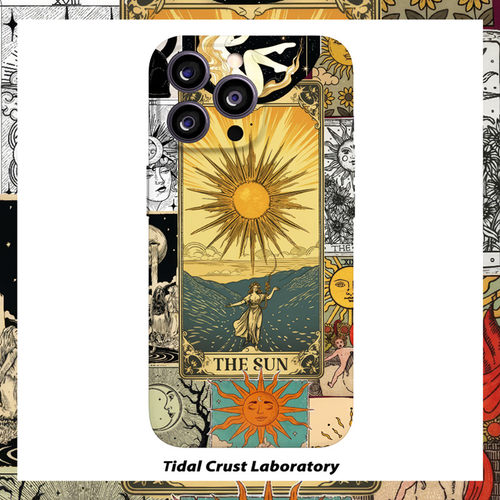 菲复古拼接太阳照耀马赛克酷全包壳适用苹果16nova12华为p70mate60小米14opporen12ovivo荣耀200iPhone15