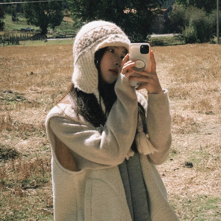 新款韩版针织护耳帽女秋冬川西旅游保暖雷锋帽显脸小大头围毛线帽