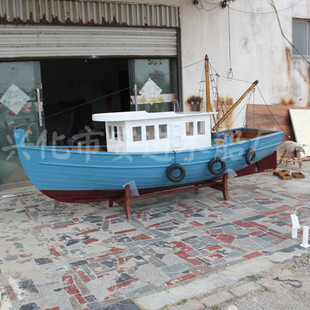 海盗船木船酒店装饰木船户外景观木船摆件公园大型活动道具欧式船
