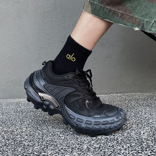 巴黎老爹鞋 飞尾厚底增高黑武士休闲鞋 男女 轮胎鞋 两点浪漫2025新款