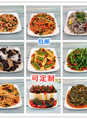 仿真凉菜家常菜菠菜鱼皮模型样品