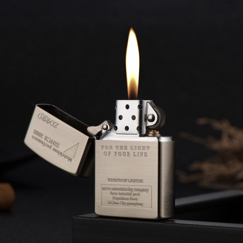 佐罗Z8086C佐罗信息 加厚纯铜壳精品煤油打火机