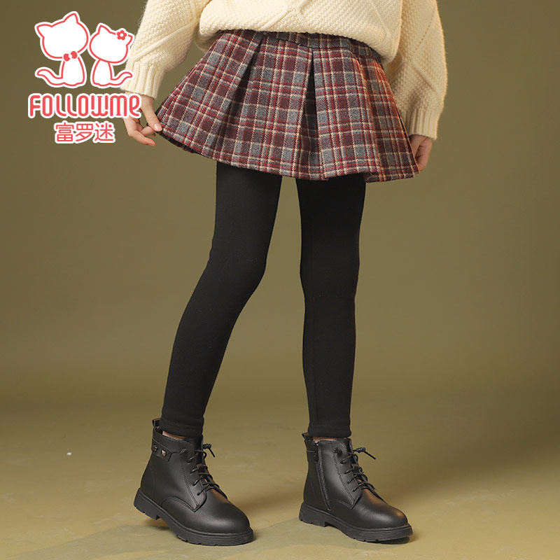 富罗迷女童一体式裙裤2025冬季新款保暖加厚洋气时髦女孩打底裤裙,童装/婴儿装/亲子装,裤子,淘宝优惠券,粉丝福利购,淘宝优惠卷