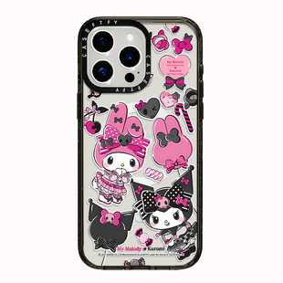 C家联名库洛米×美乐蒂周年庆适用iPhone16ProMax苹果15promax明星网红同款防摔手机壳