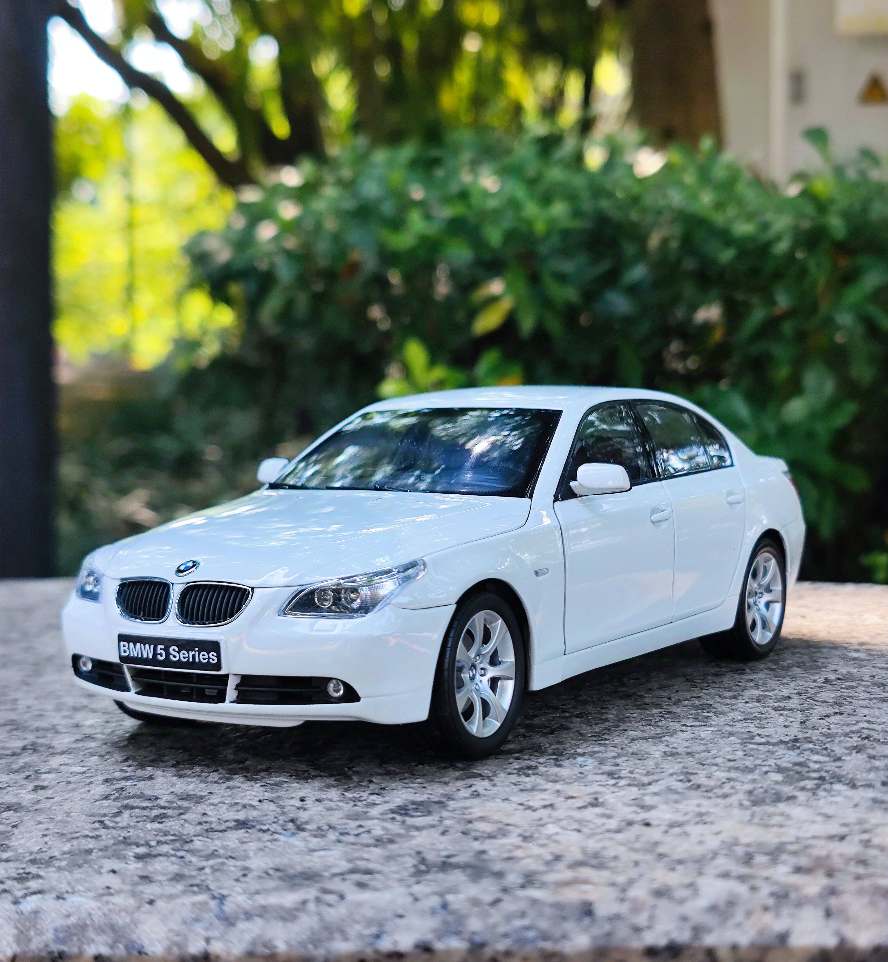 1:18京商KYOSHO 原厂宝马5系轿车 BMW E60 545i 汽车模型 白