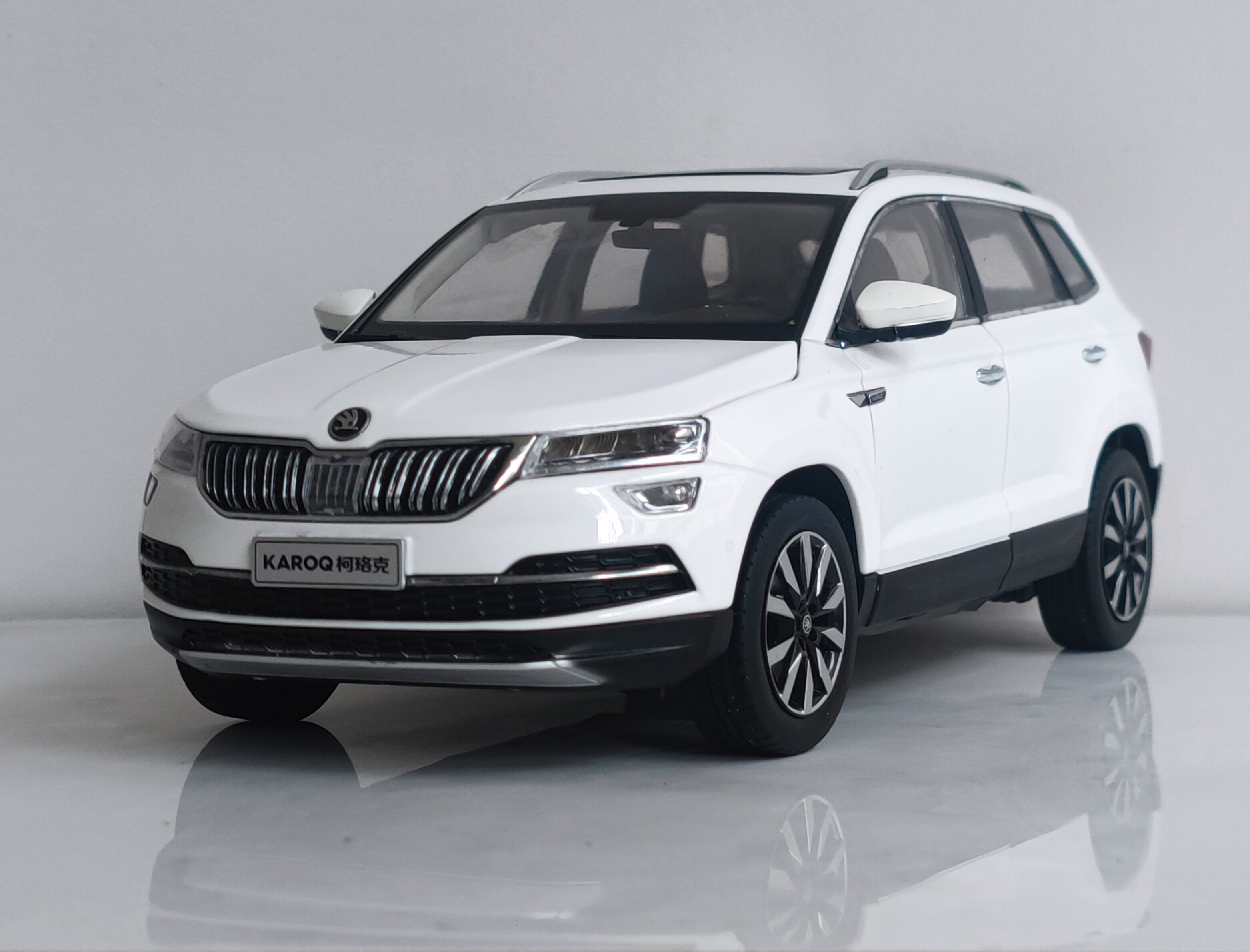 1：18 原厂上海大众斯柯达柯珞克车模 KAROQ 合金汽车模型SUV