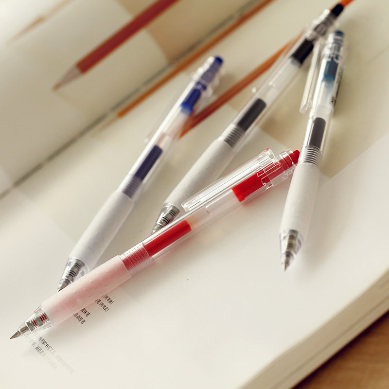 3支包邮 kaco凯宝keybo中小学生用考试按动中性笔水笔签字笔 0.