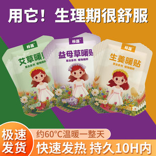 梓晟艾草暖贴女性生理期保暖贴发热贴60°C持久10H快速发热热敷贴