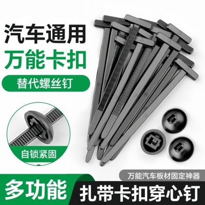 扎带卡扣汽车通用固定器穿心钉