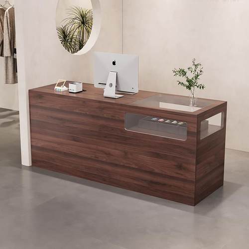 服装店收银台展示柜收纳前台展示