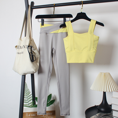 运动内衣套装女固定减震背心文胸