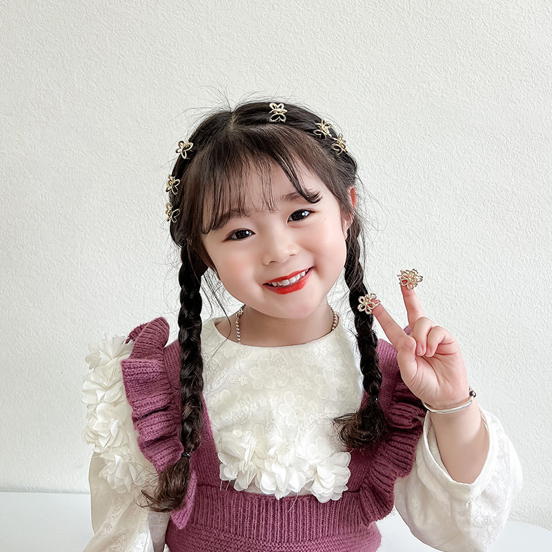 6个装 金属小号抓夹儿童公主头碎发夹发卡女新款女童百搭可爱发饰