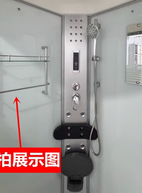 淋浴房配件双层玻璃置物架单层