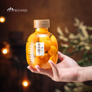 泡酒玻璃瓶专用酒瓶空瓶子食品级密封罐青梅杨梅酿果酒罐存酒容器