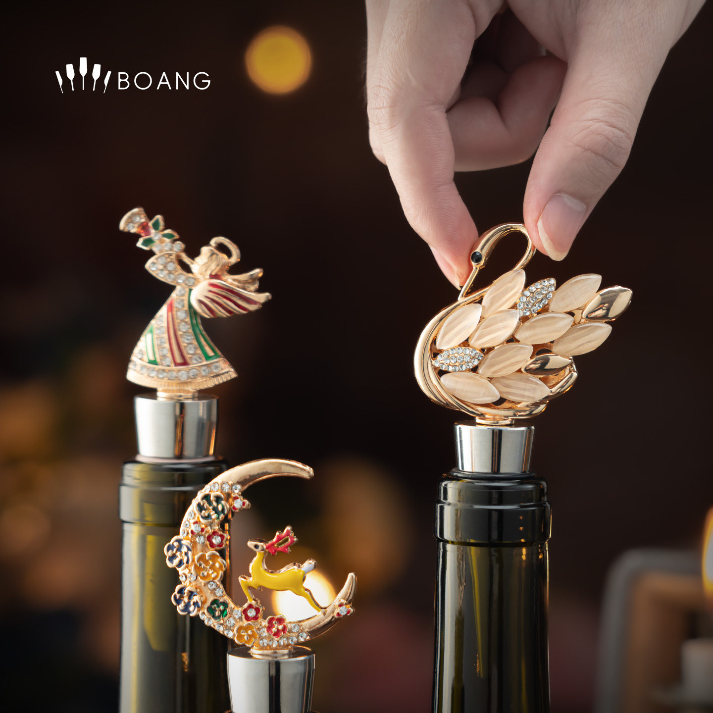 食品级家用防漏304不锈钢酒塞